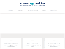 Tablet Screenshot of maaloomatiia.com